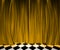 Gold Curtain Spotlight Stage Background