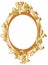 Gold decor frame