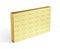 Gold deposit boxes on white background