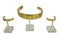 Gold diadem and armrings of Montilla Treasure