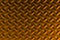 Gold dirty checkered steel plate