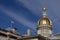 Gold dome of the New Jersey State Capitol Building