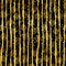 Gold Dots Faux Foil Metallic Stripes Pattern