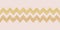 Gold dotted zig zag waves seamless vector border for paper goods, wedding invitation cards, greeting cards