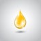 Gold drop of oil essence.