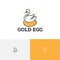 Gold Egg Swan Goose Duck Animal Farm Logo