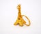 Gold eiffel tower trinket