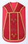 Gold embroidered church chasubles