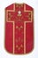 Gold embroidered church chasubles