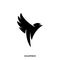 Gold finch silhouette logo