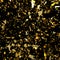 Gold flake glitter background