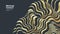 Gold fluid wave. Golden waves vector background.