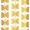 Gold foil butterfly seamless vector pattern