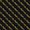 Gold foil glitter line stripes seamless pattern.