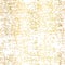 Gold foil grunge texture seamless vector background. Patina scratch golden repeating tile. Distressed effect texture