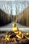 Gold fountain of the Palace of Versailles