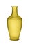 Gold Frosted Glass Vase Isolated