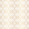 Gold geometric seamless pattern. Repeating fancy background. Abstract golden lattice for design prints. Repeated art deco texture.