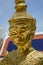 Gold giant statue in public Thailand