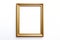 Gold gilt portrait picture frame with an empty blank canvas