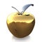 Gold glass apple