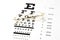Gold Glasses with an eye chart snellen