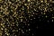 Gold glitter confetti, great design for any purpose. Party decor.