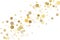 Gold glitter confetti, great design for any purpose. Party decor.