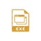 Gold Glitter Icon - Executable file format