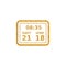 Gold Glitter Icon - Score board