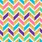 Gold Glitter, Pink, Green and Purple Geometric Herringbone Seamless Pattern. Elegant Background