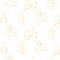 Gold glitter small placer seamless pattern.