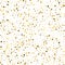 Gold glitter texture isolated on white. Amber color background.
