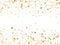 Gold glitter triangles confetti rich vector background