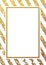 Gold glittering seamless lines pattern on white background