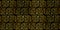 Gold glittery seamless floral tile