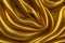 Gold glittery wavey twirled silk fabric background