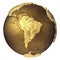 Gold Globe South America