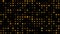 Gold Glowing Digital Dots Code VJ Loop Motion Background