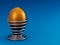 Gold, golden egg in eggcup - nest egg, investment concept