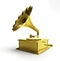 Gold gramophone