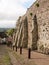 gold hill shaftesbury beautiful old england walkway path cottage