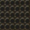 Gold Honeycomb frames seamless texture