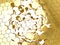 Gold honeycomb pattern background