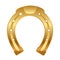 Gold horseshoe (good luck talisman)