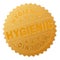 Gold HYGIENIC Medallion Stamp