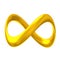 Gold infinity 3d