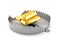 Gold ingots with bear trap