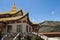 Gold inlaid roofs, Buddhist architecture, temples