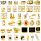 Gold Interface Icons 3